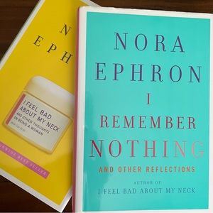 📕 NORA EPHRON hardcover books - set of 2